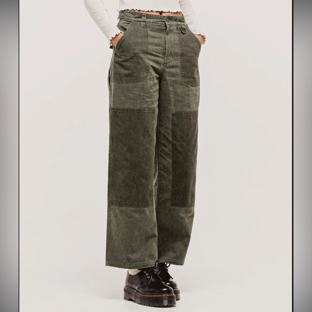 P&Co Olive Green high rise surplus jeans